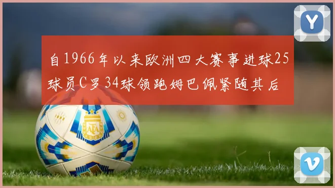 自1966年以来欧洲四大赛事进球25球员C罗34球领跑姆巴佩紧随其后